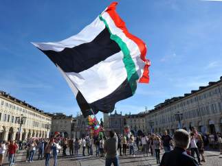 Afición Juventus en Turín