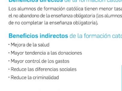 Informe del impacto social de la educación católica