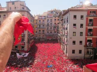 Chupinazo de Sanfermines.