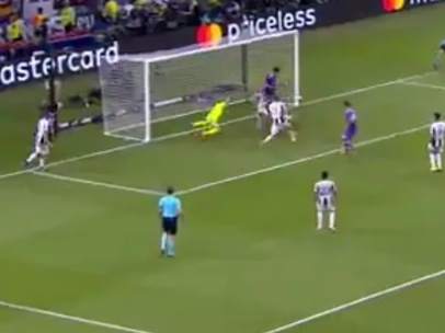 Gol de Marco Asensio (1-4) en la final de Champions 2017 en Cardiff.