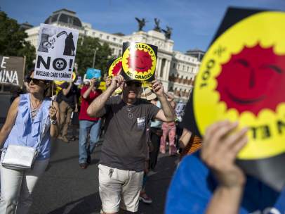 Manifestación contra las nucleares