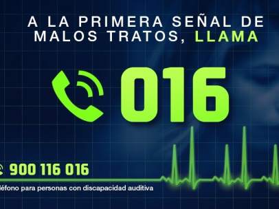 Teléfono 016 contra la violencia de género