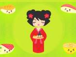 Sushi - comida japonesa. Sushi - comida japonesa.