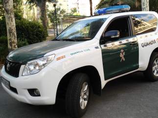 Vehículo de la Guardia Civil