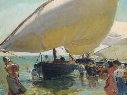 'Llegada de las barcas', de Joaquín Sorolla