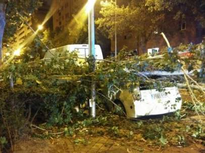 Tormenta en Madrid