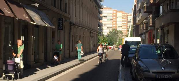 Cierre al tráfico del centro de Valladolid por contaminación por ozono