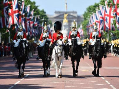 Trooping the colour