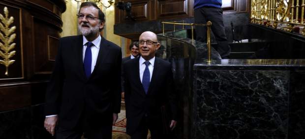 Mariano Rajoy y Cristóbal Montoro