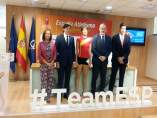 Mayte Pérez en la presentación de la Copa de Europa de Atletismo en Monzón