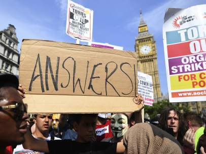 Manifestación en Londres