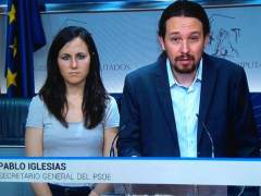 TVE 'nombra' a Pablo Iglesias secretario general del PSOE