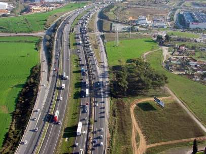 Carretera en Catalunya, colas (ARCHIVO)