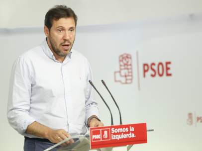 Rueda de prensa de Óscar Puente en Ferraz