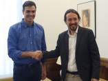 Pedro Sánchez y Pablo Iglesias Pedro Sánchez y Pablo Iglesias