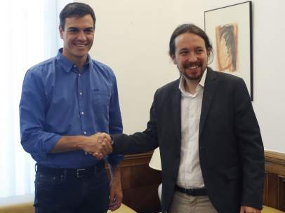 Pedro Sánchez y Pablo Iglesias