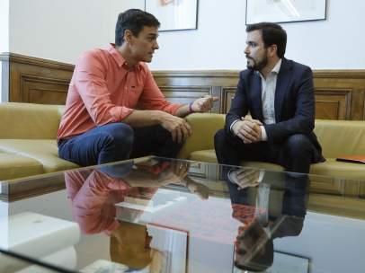 Pedro Sánchez y Alberto Garzón