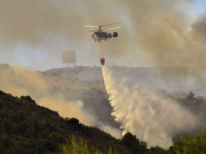 Incendio en Sierra Calderona
