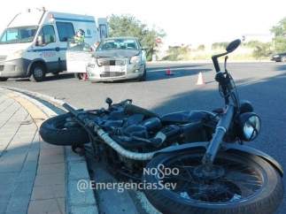 Accidente de moto