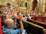 JxSí y la CUP celebran la aprobación del referéndum JxSí y la CUP celebran la aprobación del referéndum
