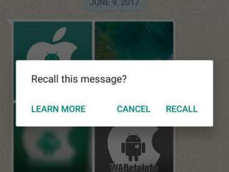 Eliminar o anular los mensajes de WhatsApp