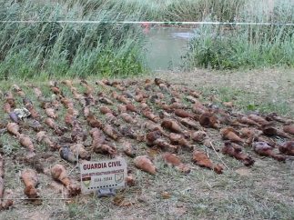 Arsenal de bombas de la Guerra Civil