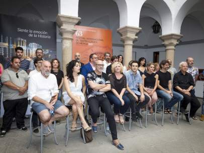 El reparto que conforma 'La Orestíada' del Festival de Teatro de Málaga