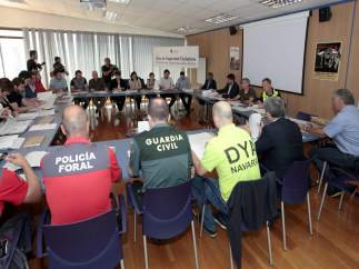Reunión de la Junta Local de Protección Civil de Pamplona