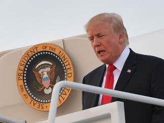 El presidente de los EE UU Donald Trump