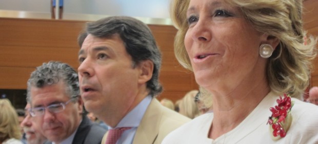 Esperanza Aguirre, Ignacio González y Francisco Granados