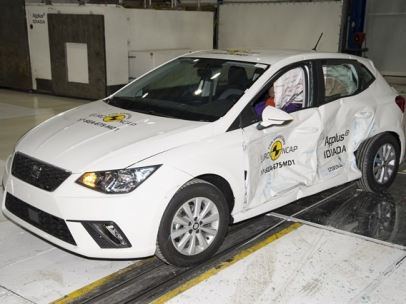 Choque frontal del SEAT Ibiza