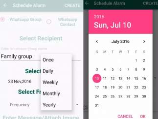 La aplicación 'Scheduler for WhatsApp'