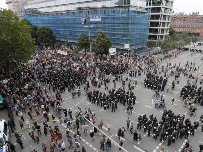Manifestación en la cumbre del G-20