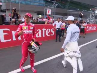 Vettel y Hamilton