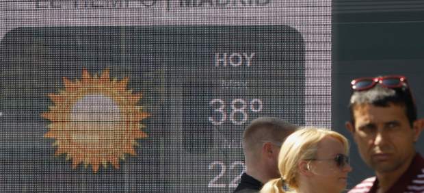 Sol, calor, temperaturas, termómetro, buen tiempo