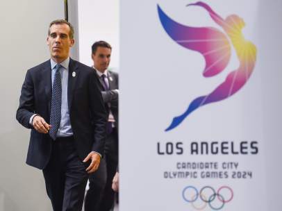 El alcalde de Los Ángeles, Eric Garcetti
