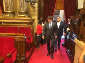 Pleno del Parlament.