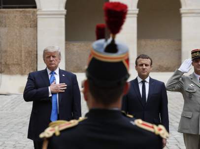 Macron, Donald Trump