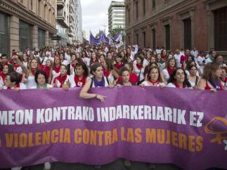 Contra los abusos sexuales en Sanfermines