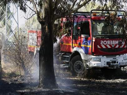 Incendio en Badajoz