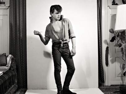 Joven posando para Weinberger