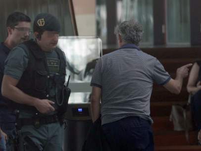 Villar, durante los registros en la RFEF.