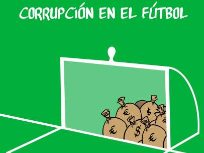 Corrupción en el fútbol. La viñeta de Malagón
