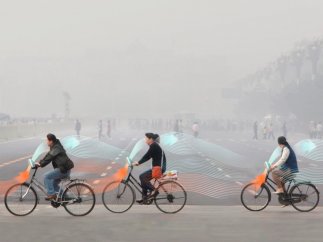 Desarrollo de unas bicicletas que purifican el aire