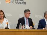 Mayte Pérez, Vicente Guillén y Sebastián Celaya en rueda de prensa