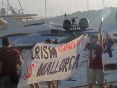 Arran ataca yates en Mallorca