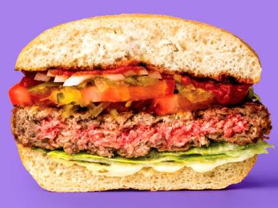 Una hamburguesa sin carne