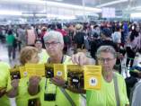ANC reparte folletos independentistas ANC reparte folletos independentistas