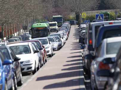 Atasco en Madrid