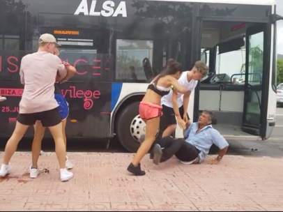 Agresión a un conductor de autobús en Ibizac